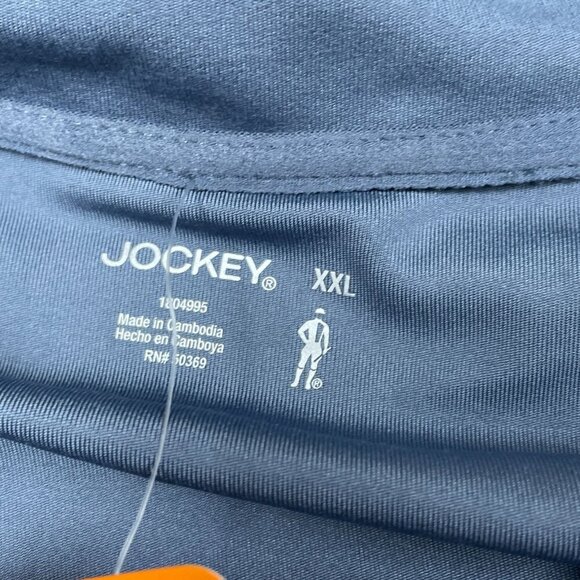 Jockey Tulip Hem Yoga Jacket XXL Fog Grey Polyester Blend Womens NWT 6505 - Picture 3 of 9